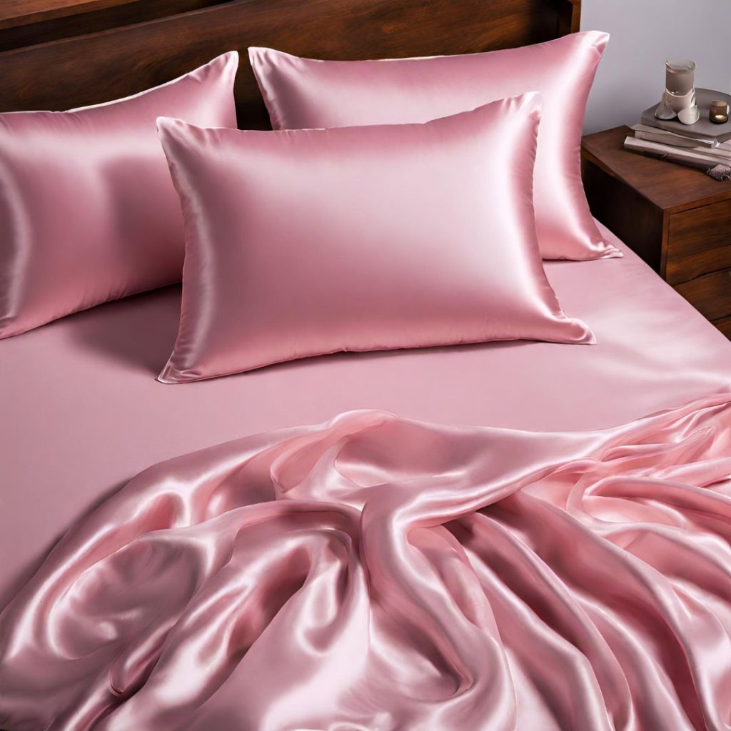 Buy 100 Pure Mulberry Silk Pillowcase In India ColorPink
