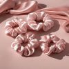 Cherry Blossom Pink Pure Mulberry Silk Scrunchie 3