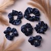 Night Voyage Mulberry Silk Scrunchie