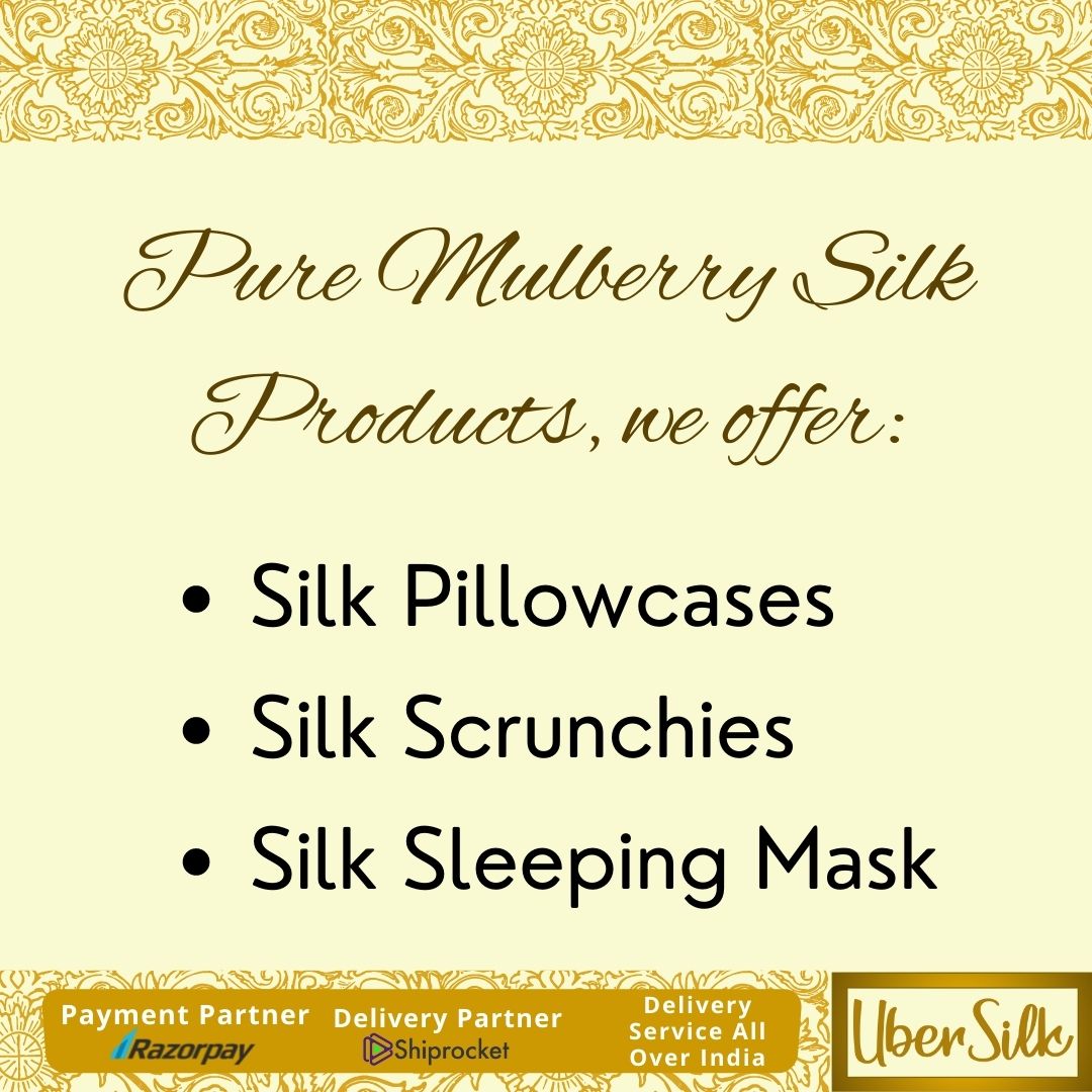 Ubersilk Mulberry Silk Pillowcase India 100 Pure Silk Buy