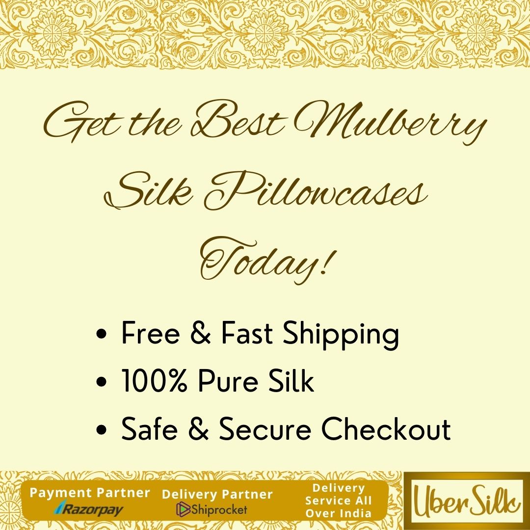 Ubersilk Mulberry Silk Pillowcase India 100 Pure Silk Buy