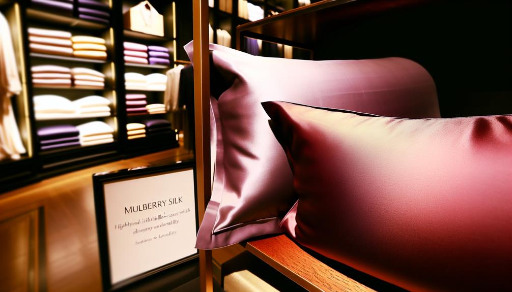physical stores selling mulberry silk pillowcases